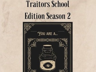Traitors Season 2 School Edition