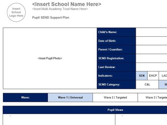 SEND Support Plan Templates (2026)
