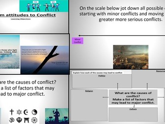 GCSE Edexcel Peace and Conflict - Islam Entire unit x7 lessons