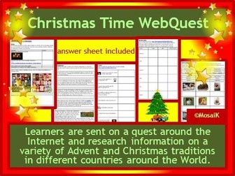 Christmas around the world Webquest Advent