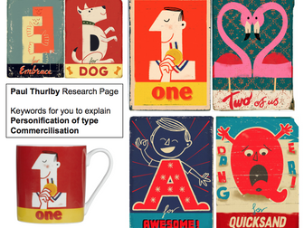 Graphic Design Project L2 Typography Commercialisation