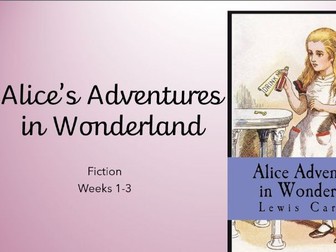 Alice in Wonderland Y3&4 English Writing