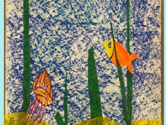 EYFS/KS1  Underwater Art Step-by-Step Guide