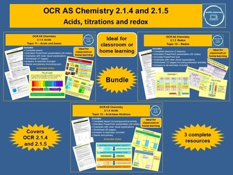 Acids, titrations and redox OCR AS Chemistry