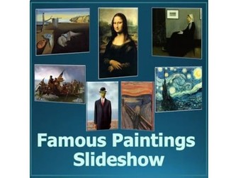Famous Paintings in Art History - Informational Editable PowerPoint Slideshow