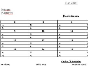 Rise 2023 (Tutor Time Activity Template)