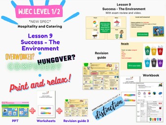 Hospitality and Catering - Unit 1 - Lesson 09. Success-Environment