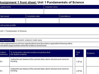 *EDEXCEL APPLIED SCIENCE UNIT 1*