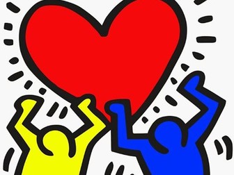 Keith Haring - colour activity