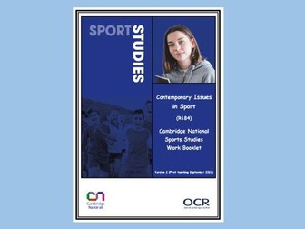 Sports Studies (R184) - Contemporary Issues in Sport (Complete Work Booklet)