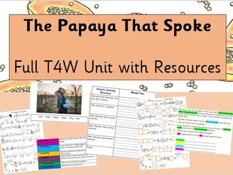 The Papaya That Spoke- Full Unit with Resources