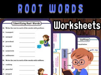 Root Words Worksheets