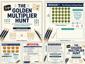 The Golden Multiplier Hunt: A Treasure Hunt Adventure through Multiplication | Math Game