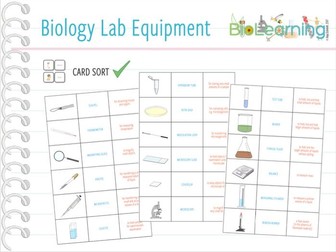 Biology lab equipment - 4x Activities and games (KS3/4) | Teaching ...