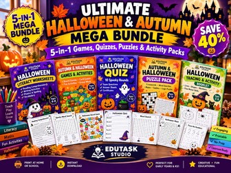 Ultimate Halloween & Autumn Mega Bundle | Games, Quizzes, Puzzles & Activity Packs