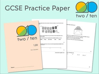 GCSE Foundation Practice Paper 1.20