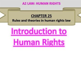Introduction to Human Rights - A2 LAW