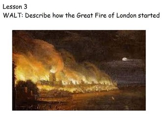 How did the Great Fire of London start slides