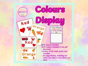 Colouring Display Pack