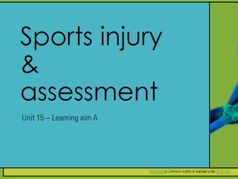 Unit 15 - Sports injury management - Learning aim A