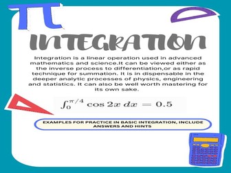 EXERCISES IN INTEGRATION FOR SENIOR SCHOOLS