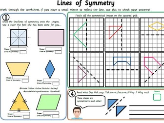 Symmetry - Lines of Symmetry