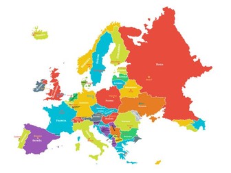 El Continente Europeo + La Carta/The European Continent (Countries, Capitals, Nationalities and Lang
