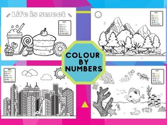 Colour by Numbers - Times Tables Bundle