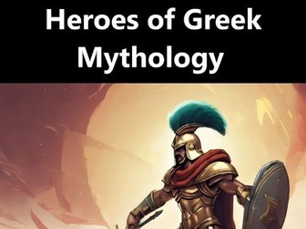 Heroes of Greek Myth Worksheet Packet (35 Assignments)