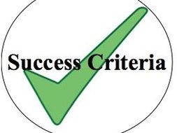 Sucess Criteria Clipart : Success criteria let pupils know if they have