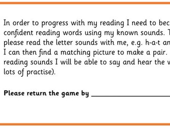 Reading Game Note