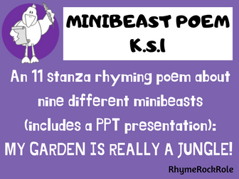 MINIBEAST Poem - K.S.1/E.Y.F.S