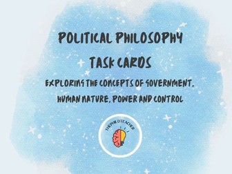 Political Philosophy Task Cards