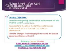 linha gcse curva dance powerpoint