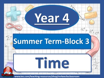 Year 4 - Time - Summer Block 3 - White Rose Maths