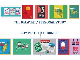 Extensive bundle,  Related / Personal Study OCR & Edexcel, format, weekly plan, writing guides, more