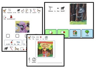 Little Red Riding Hood Reading Comprehension activities/sentence building