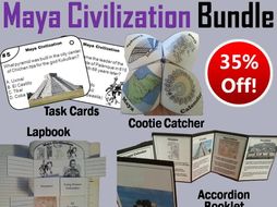 Maya Civilization Task Cards and Activities Bundle