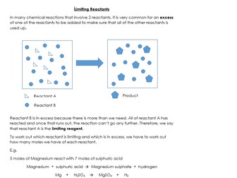 Limiting Reactants