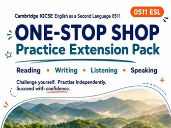 0511 Extension Pack + Teacher Guide