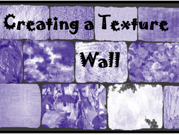 KS2 Art Activity - Creating A Texture Wall | Teaching Resources