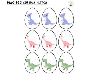 Dinosaur Colour Match