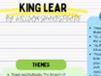 Overview of King Lear