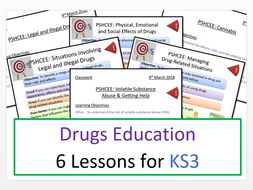 PSHE: Drugs Education: KS3 6-Lesson Bundle | Teaching Resources