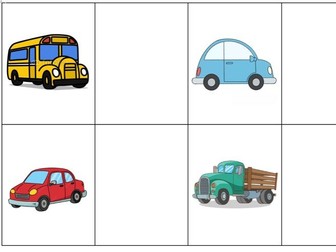 Cars Matching Activity for ASN/SEN Learners