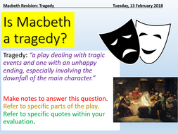 Macbeth - Tragedy
