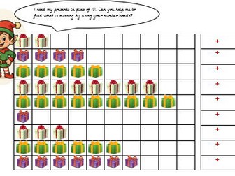 Christmas number bonds to 10 and 20