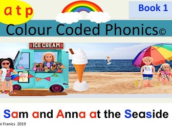 Phase 2 phonics read along book  SATP book for IWB whole class reading or tablet or phone