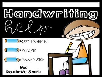 Handwriting Help with Student Self-Rubric
