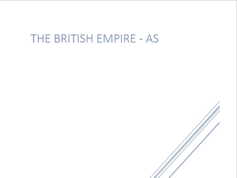 British Empire AS - AQA History